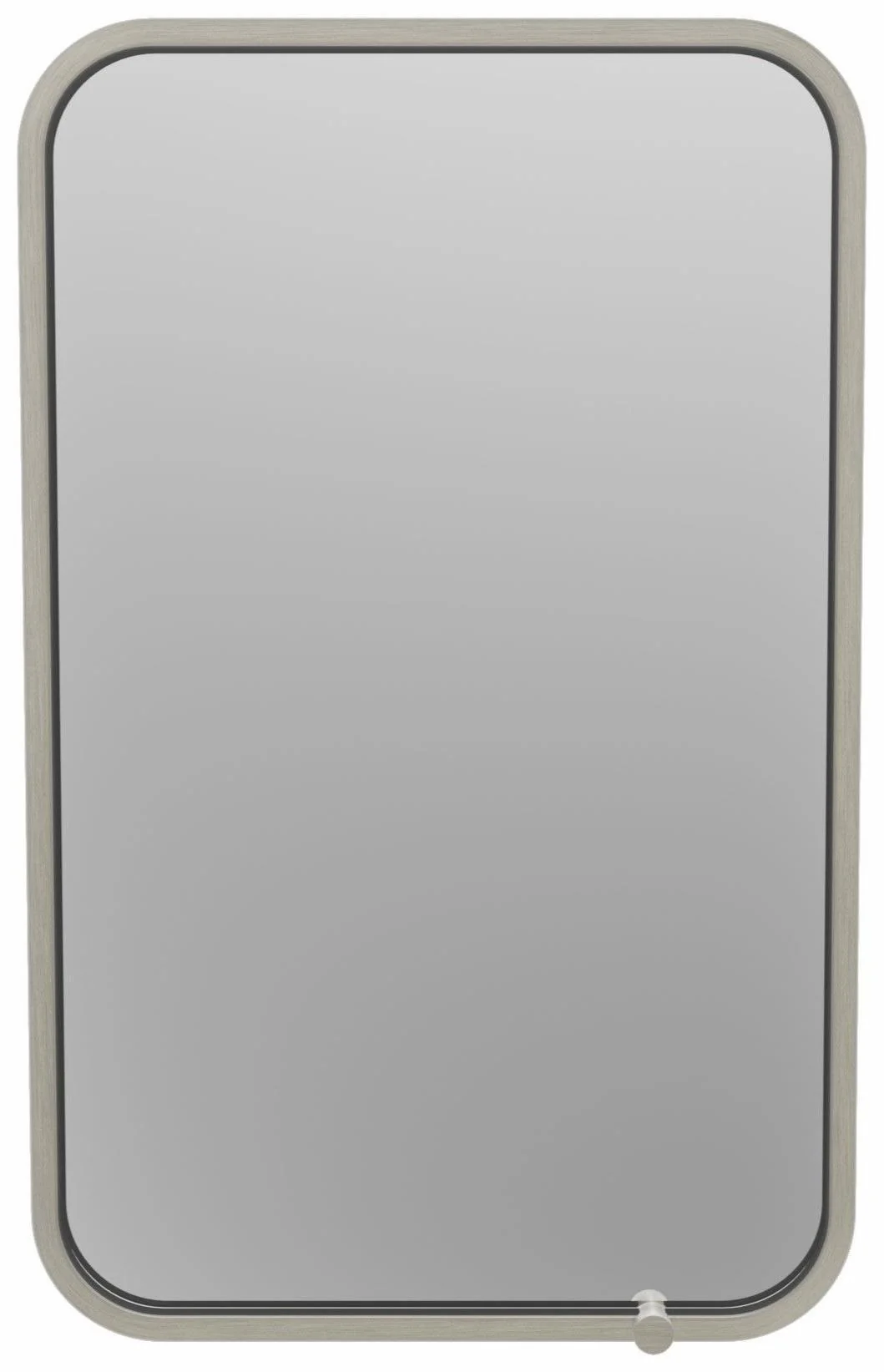 Nox 20" x 32" Rectangle LED Lighted Mirror - Pure Nickel MR2198-570-125 Kalia