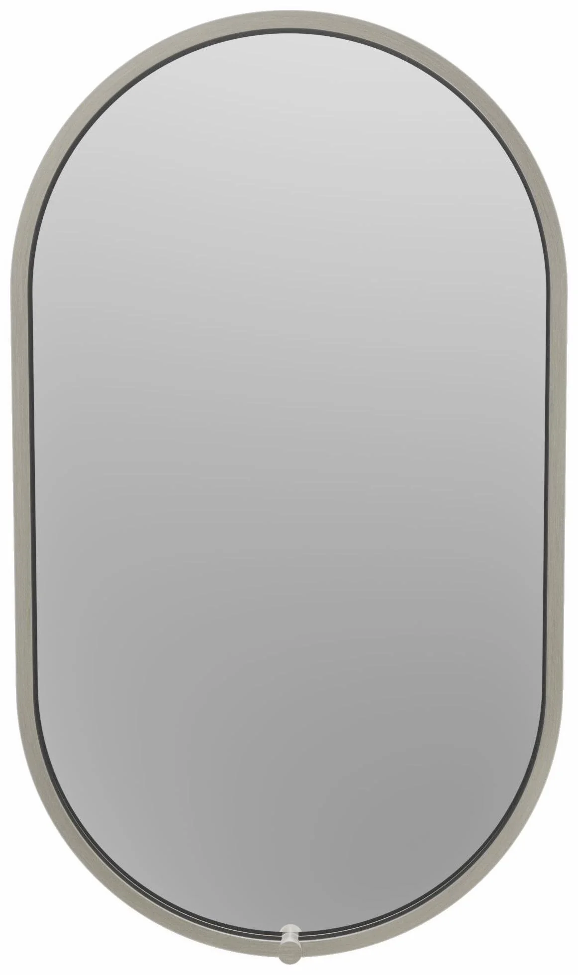 Nox 22" x 38" Oval LED Lighted Mirror - Pure Nickel MR2204-570-125 Kalia